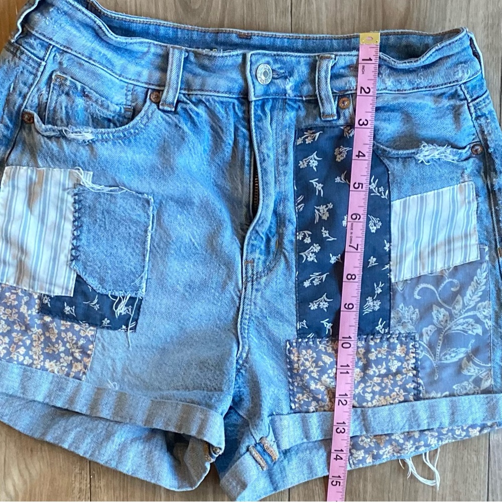 American Eagle Patchwork Shorts - image 5